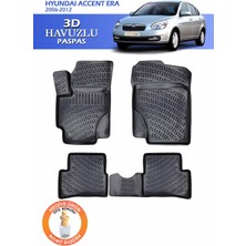 Rizline Hyundai Accent Era 2006-2012 3D Paspas Siyah 8682578001409, Oto Kokusu Hediye