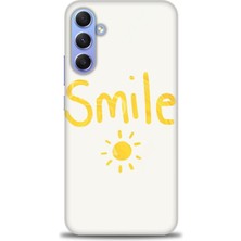 Samsung Galaxy S23 Fe Kılıf Hd Baskılı - Smile Güneş + 9h Nano Ekran Koruyucu