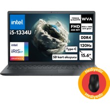 Dell Inspiron 3530 I5-1334U 32 GB 1 Tbssd 15.6" Fhd 120Hz + MD200 Asus Mouse Windows 11 Home I35303407U_MD200 BT53