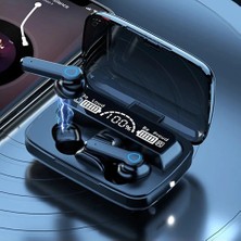 M19 Kablosuz Gaming Powerbankli El Fenerli Dijital Göstergeli Bluetooth Kulaklık