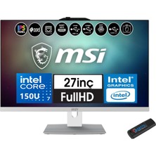 Msı Modern AM272P Intel Core 7 150U 96GB Ddr5 4tb SSD Fhd 27" IPS WINDOWS11PRO All In One Bilgisayar 1M-846EUW25+ZETTAUSBBELLEK