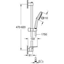 Grohe Tempesta Cube 110 Duş Seti 2 Akışlı (Yağmur Jet) - 26907003