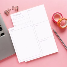 Copyder To Do List Planlayıcı Bloknot Defter Seti A5 50 Yaprak