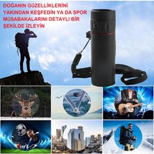 UmoTech 100X25 Tek Gözlü Dürbün 100 Kat Büyütme 25 mm Objektif Çapı Su Geçirmez ve Anti Reflection Kaplama