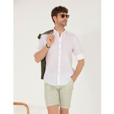 Pierre Cardin Erkek Beyaz Regular Fit Uzun Kollu Gömlek 50265119-VR013