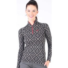 Woolona Venus Top Desenli Kadın Sweatshirt