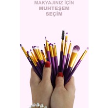 MUJGAN Makyaj Fırça Seti - Siyah - 20'li