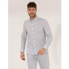 Pierre Cardin Erkek Pembe Slim Fit Uzun Kollu Gömlek 50264896-VR041