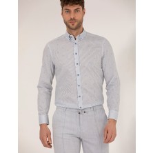 Pierre Cardin Erkek Pembe Slim Fit Uzun Kollu Gömlek 50264896-VR041