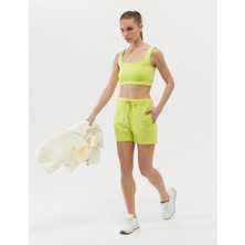 Pierre Cardin Kadın Yeşil Regular Fit Örme Şort 50265557-VR232