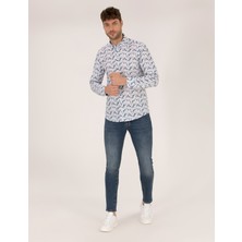 Pierre Cardin Erkek Pembe Slim Fit Uzun Kollu Gömlek 50264887-VR041