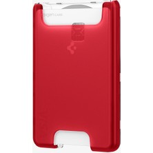 Spigen Apple iPhone Için Magsafe Özellikli 3 Kartlı Manyetik Cüzdan Classic C1 Ruby - AFA07399