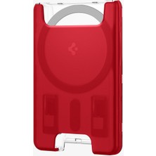 Spigen Apple iPhone Için Magsafe Özellikli 3 Kartlı Manyetik Cüzdan Classic C1 Ruby - AFA07399