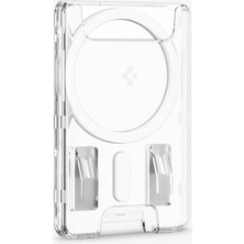 Spigen Apple iPhone Için Magsafe Özellikli 3 Kartlı Manyetik Cüzdan Ultra Hybrid Crystal Clear - AFA07148