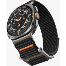 Spigen Samsung Galaxy Watch Ultra (47MM) Kordon Kayış Band Durapro Flex Black - AMP08773