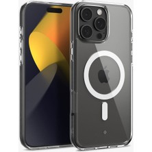 Spigen Caseology iPhone 16 Pro Max Kılıf Capella Mag MagSafe özellikli Clear White - ACS08052