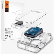 Spigen Apple Watch 42MM Seri 10 Ekran Koruyucu Kolay Kurulum Elite Shield Ez Fit (2 Adet) - AFL08580