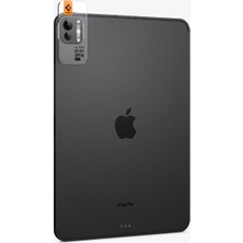 Spigen iPad Pro 13" (2024) / iPad Pro 11" (2024) Kamera Lens Camı Koruyucu Glas.tr Ez Fit Optik Metal (1 Adet) Space Black - AGL07791