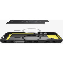 Spigen Apple iPhone 16 Kılıf Rugged Armor Magfit Magsafe Özellikli Matte Black - ACS08214