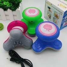 Xiaxiaoer USB Kablosu ve Pille Çalışan Erkekler ve Kadınlar Için Apple Elektrikli Taşınabilir Kafa Masaj Makinesi Vücut Mini Masajı (Piller Dahil Değildir) (Yurt Dışından)