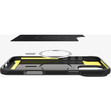 Spigen iPhone 16 Pro Max Kılıf Rugged Armor MagFit MagSafe özellikli Matte Black - ACS07986
