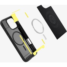 Spigen iPhone 16 Pro Max Kılıf Rugged Armor MagFit MagSafe özellikli Matte Black - ACS07986