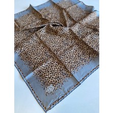 Levidor Tivil Ipek Eşarp 40024 Gri Karışık Desen