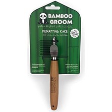 Bamboo Groom Köpekler Için Small Kısa 9 Bıçaklı Dematting Rake