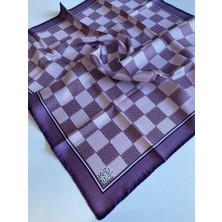 Levidor Tivil Ipek Eşarp 39236 Mor Karışık Desen