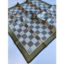 Levidor Tivil Ipek Eşarp 39231 Yeşil Karışık Desen