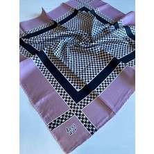 Levidor Tivil Ipek Eşarp 40060 Pembe Karışık Desen