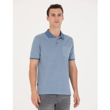 Pierre Cardin Erkek Koyu Mavi Regular Fit Polo Yaka Tişört 50273568-VR032
