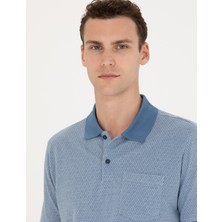 Pierre Cardin Erkek Koyu Mavi Regular Fit Polo Yaka Tişört 50273568-VR032