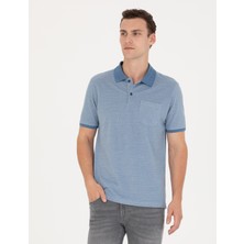 Pierre Cardin Erkek Koyu Mavi Regular Fit Polo Yaka Tişört 50273568-VR032