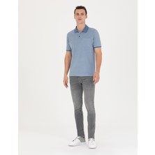 Pierre Cardin Erkek Koyu Mavi Regular Fit Polo Yaka Tişört 50273568-VR032