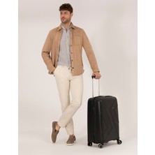 Pierre Cardin Erkek Bej Deri Ceket 50273469-591
