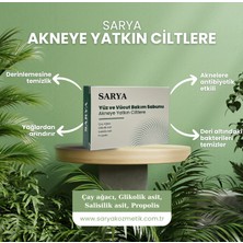 Sarya Siyah Nokta Sabunu Çay Ağacı Glikolik Asit Salisilik Asit Propolis 100 gr