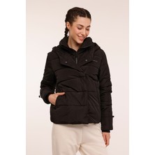 Lumberjack Wl Karına 2SN71 4pr Siyah Kadın Kısa Kaban