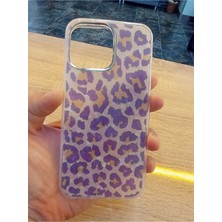 Lucek Cases Apple iPhone 14 Pro Leopar Desen Hologramlı Kılıf Darbe Korumalı Kapak