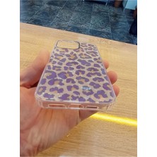 Lucek Cases Apple iPhone 14 Pro Leopar Desen Hologramlı Kılıf Darbe Korumalı Kapak