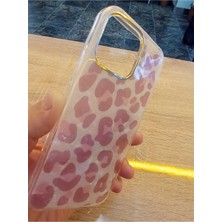 Lucek Cases Apple iPhone 14 Pro Leopar Desen Hologramlı Kılıf Darbe Korumalı Kapak