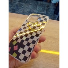 Lucek Cases Apple iPhone 14 Pro Max Leopar Desen Hologramlı Kılıf Darbe Korumalı Kapak