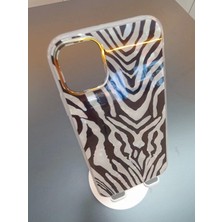 Lucek Cases Apple iPhone 13 ve Apple iPhone 14 Uyumlu Leopar Desen  Hologram Kapak Darbe Korumalı Kılıf