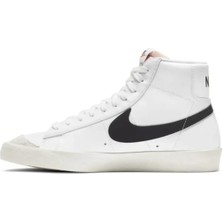 Nike Blazer Mid '77 Vintage Erkek Beyaz Deri Günlük Spor Ayakkabı ( Dar Kalıp )