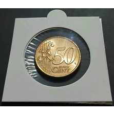 Koleksiyon 1999 Hollanda 50 Euro Cent Beatrıx Konıngın Yabancı Madeni Para Çil / 1806