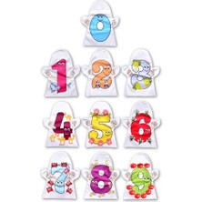 BYR  10 Parça  Rakamlar El Kukla Set