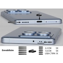 Emre Bilişim Akıllı Cihazlar Ile Uyumlu Kir Toz Önleyici 5 takım 10 adet tozluk 1 adet toz koruyucu