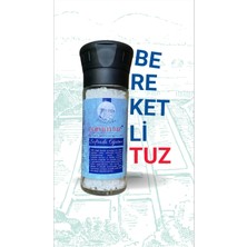 Tuz Seramik Öğütücülü Cam Değirmen İçerisinde Çorum Memlaha Kaynak Tuzu 110 gr