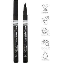 Show By Pastel Show Your Look 24H Long Lasting Mascara + Pastel Artliner Pen - Artliner Kalem 01 Black