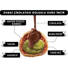 Gustolea Nature Dubai Çikolatası Dolgulu Kuru Incir